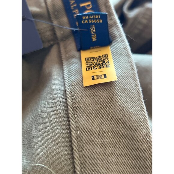 Wide-Leg Olive Green High-Rise Cotton Blend Jeans For Women Casual Relaxed Fit - Picture 16 of 16